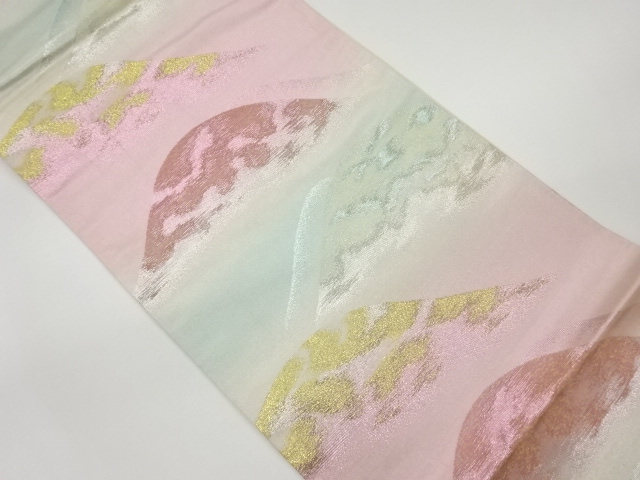 山並み模様織出し袋帯